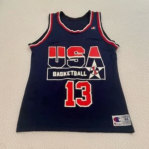 Vintage Shaquille O’Neal Team USA Champion Jersey - Men’s Size 44